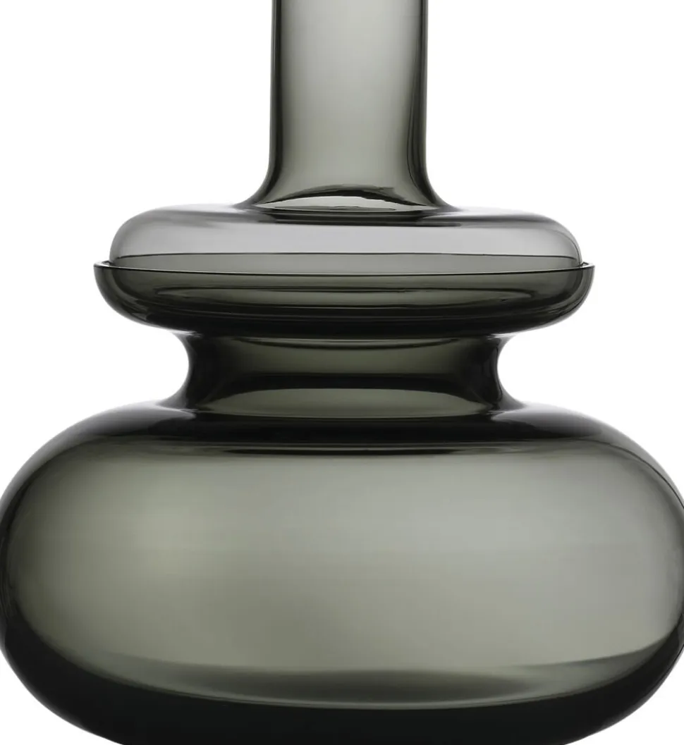 Vase Inu 23 x 25 cm Smoked Grey