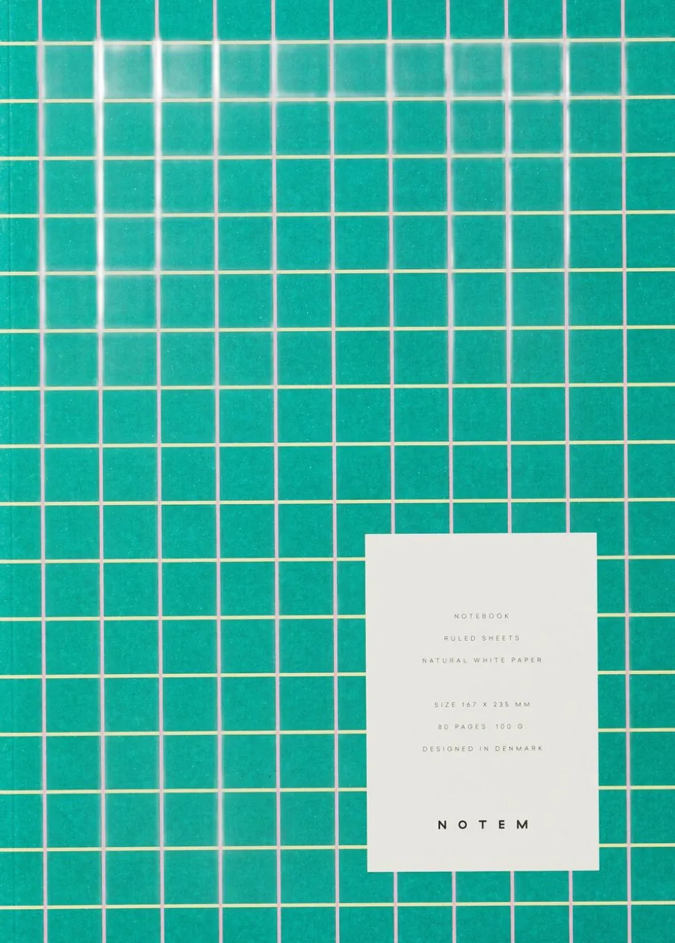 VITA Softcover Notebook - Medium, New Green Grid