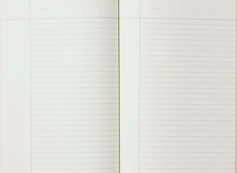 VITA Softcover Notebook - Medium, Orange Grid