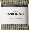Waffle hand towels