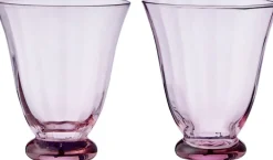 Water Glass Trellis Blush S/2pcs