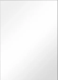 White Wood Mirror
