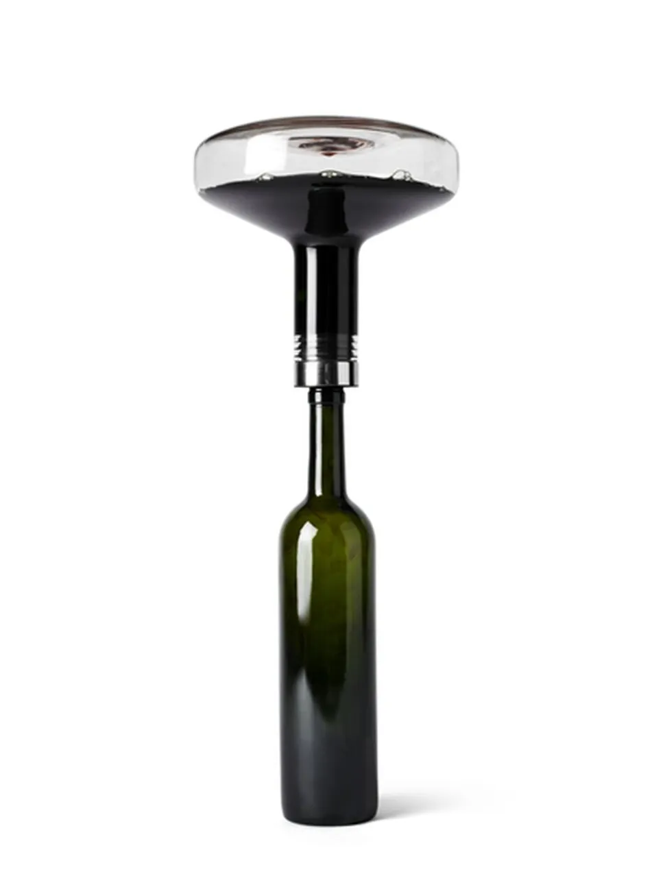 Wine Breather, Clear/Steel
