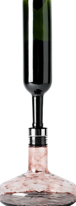 Wine Breather, Deluxe, Clear/Steel