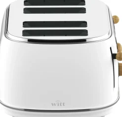 WITT PREMIUM 4-SLICE TOASTER WOOD WHITE