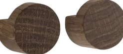Wood knot, Smoked, 2 pcs