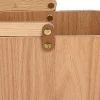 Wood Tray Caddy, Oak, 12x23x10 cm