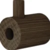 Wooden Wall Hook, Smoked Oak