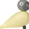 Year Bird Bella 2025 H12. 5 cm creme/grå
